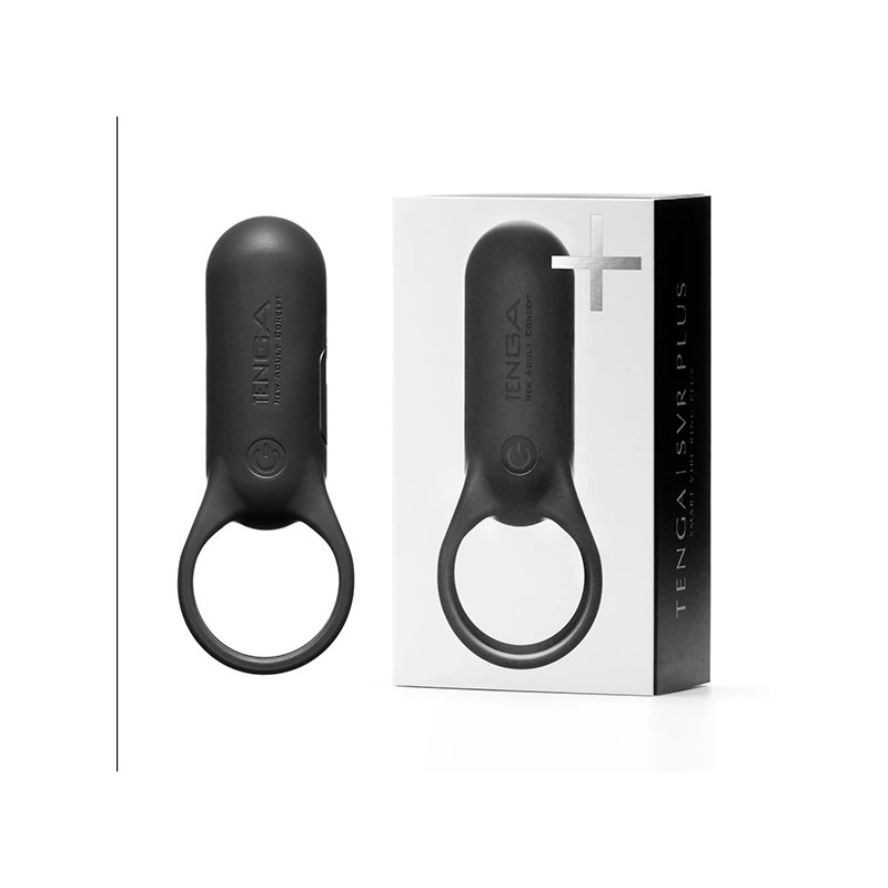 Pierścień wibrujący - Tenga SVR Smart Vibe Ring Plus Black